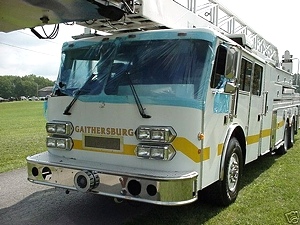 1995 SIMON DUPEX Duplex/ LTI 85 Ariel Ladder Fire Truck salvage / Parts For Sale