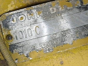 JOHN DEER 1010 DOZER