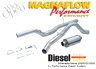 2001 - 2005 MagnaFlow XL Downpipe-Back Duramax Diesel Exhaust System