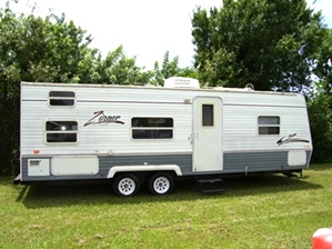 2005 CROSSROADS ZINGER 27BH 28FT LITE WEIGHT TRAVEL TRAILER FOR SALE