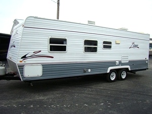 2005 CROSSROADS ZINGER 27BH 28FT LITE WEIGHT TRAVEL TRAILER FOR SALE
