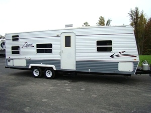 2005 CROSSROADS ZINGER 27BH 28FT LITE WEIGHT TRAVEL TRAILER FOR SALE