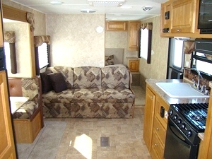 2009 PLAY-MOR 30FT 1 SLIDE TRAVEL TRAILER FOR SALE (BUNKS)