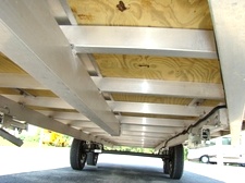 2009 RANCE ROUGH RIDER ALUMINUM INCLOSED TRAILER 