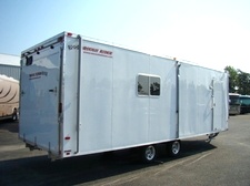 2009 RANCE ROUGH RIDER ALUMINUM INCLOSED TRAILER 