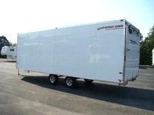 2009 RANCE ROUGH RIDER ALUMINUM INCLOSED TRAILER 