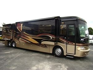 2007 MONACO CAMELOT 42PDQ 42FT 4 SLIDE MOTORHOME SALVAGE / DAMAGED