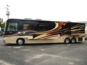 2007 MONACO CAMELOT 42PDQ 42FT 4 SLIDE MOTORHOME SALVAGE / DAMAGED