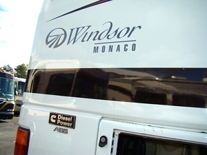 2000 MONACO WINDSOR MOTORHOME SALAVGE / DAMAGED