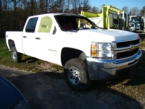 2008 CHEVROLET 2500 HD CREW CAB FOR SALE DAMAGED / SALVAGE