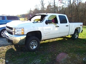 2008 CHEVROLET 2500 HD CREW CAB FOR SALE DAMAGED / SALVAGE