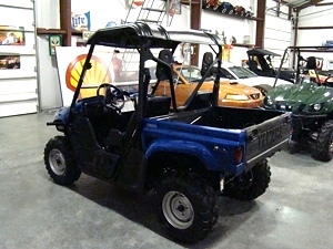 2009 YAMAHA RHINO 700 FI UTV FOR SALE ( BLUE )