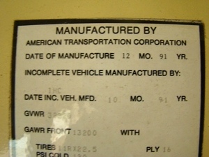 1992 INTERNATIONAL GENESIS SCHOOL BUS FOR SALE 