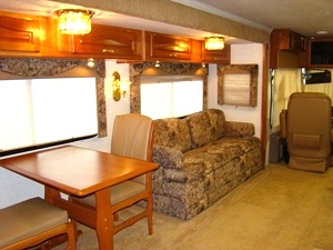 2004 TRADEWINDS BY NATIONAL RV 39FT 2 SLIDE MOTORHOME FOR SALE MODEL 7395 LTC