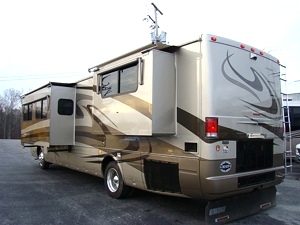 2004 TRADEWINDS BY NATIONAL RV 39FT 2 SLIDE MOTORHOME FOR SALE MODEL 7395 LTC