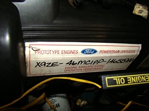 1999 FORD MUSTANG GT PROTOTYPE TEST VEHICLE