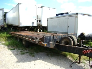 USED EAGER BEAVER EQUIPMENT TRAILER 25FT 20 TON FOR SALE