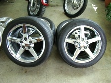 CORVETTE WHEELS AND TIRES USED FOR SALE 