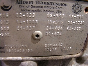 ALLISON 3000 MH AUTOMATIC TRANSMISSION USED FOR SALE. YEAR 2000