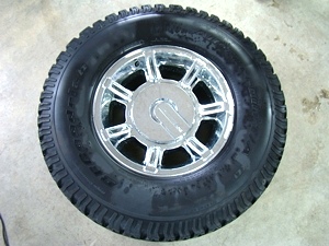 USED OEM Hummer H2 Chrome Tires & Wheels For Sale