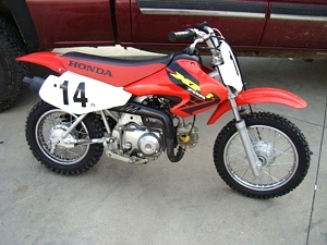 HONDA XR 70 R FOR SALE - USED DIRT BIKE YEAR 2002