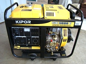 KIPOR KDE5000E DIESEL GENERATOR USED PRICE 1100 