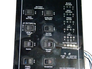 RV Parts Used Discovery Battery Control Panel Used RV Parts Repair and