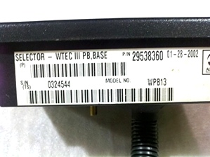 Used Allison Shift Selector WPB13 p/n 29538360