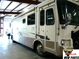 2001 NEWMAR DUTCH STAR MOTORHOME RV PARTS. CAT 3126 DIESEL ENGINE, ALLISON AUTOMATIC TRANSMISSION FOR SALE. NEWMAR CARGO DOORS, FRONT AND REAR CAPS. C